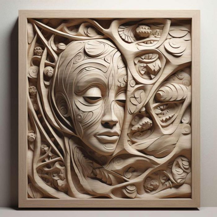 نموذج ثلاثي الأبعاد لآلة CNC 3D Art 